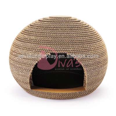 Paper cat scratcher lounge corrugated cat scratcher Cardboard indoor Cat house